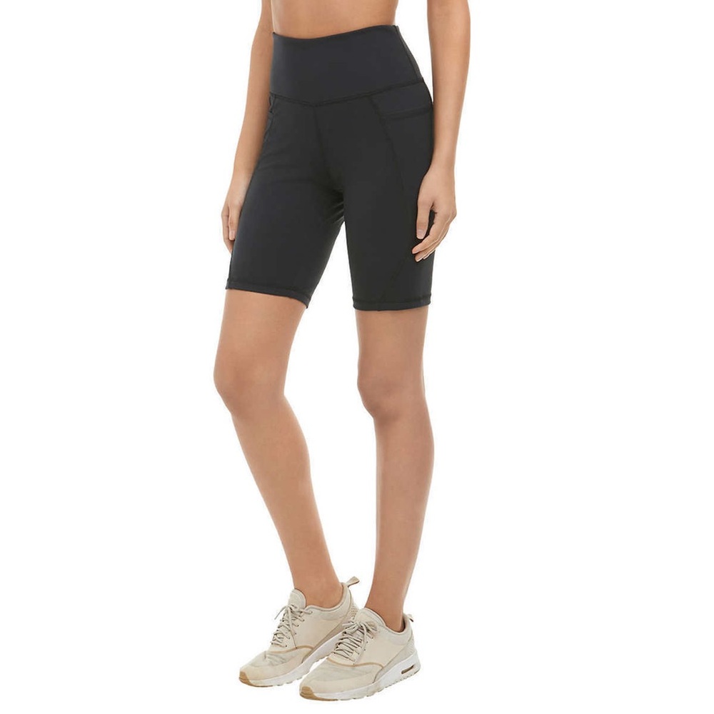 Danskin 9” high waist biker shorts with pocket, NWOT